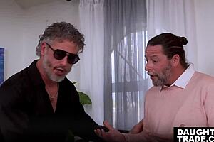 Stepdads Jack Vegas and Mike Mancini find out their stepdaughters Lana Small 18+s and Julia James want to be strippers