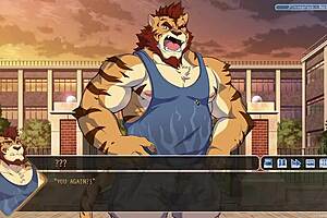 Playing after class in the classroom with furry fun