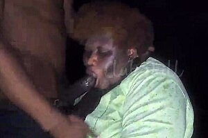 SEX ON THE BEACH! Strolling at midnight, ended up sucking BBC by hot SSBBW stranger