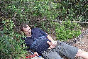 intense pleasure fucking in the car in the woods with aixmen la cubana