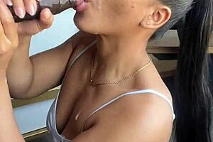 i just wanted to feel a huge cock in my mouth and i got it -amateur couple- nysdel