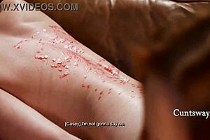 Power outage turns into lesbian candle play with Sophia Locke and Casey Calvert!