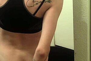 tranny in leggings becomes an anal princess