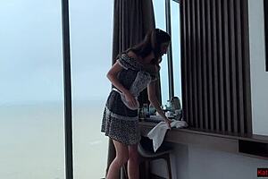 fucked the maid, cum inside?