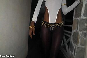 Standing Fuck For Hot African Chick!