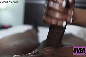 Milf Excitedly Plays With Young Guy's Dick In Handjob Action!