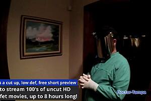 Rina Arem Delivers Deepthroat Blowjob in Latex Gloves