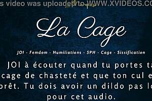 La Cage - Femdom Caged Anal Joi 😈