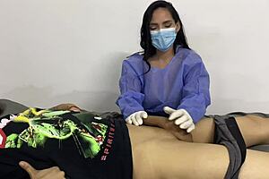 Nurse Can't Resist Hard Patient