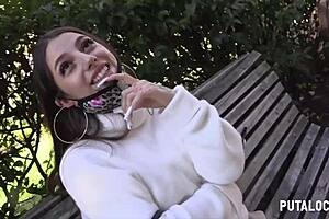 latina caught in passionate sex with small cock