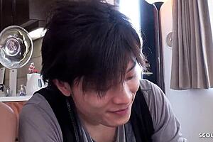 Japanese teen couple engages in intense uncensored jav sex