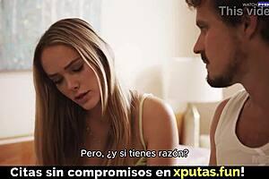 Hot Blonde Stepsister Wants To Fuck - Spanish Sub