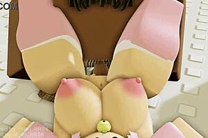 Pink Haired Freak Gets Fucked By Monster Cock