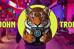 Johntronx- second creampie video with grey haired thai milf