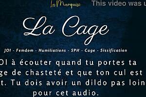 La Cage - Femdom Caged Anal Joi 😈