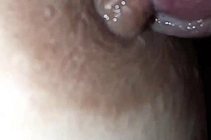 Nipple Full Of Saliva And Glans