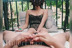 ruined on goddess feet in bdsm cage pov licking and sucking toes