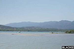 Blacked Curvy Natural Babe Amalia Davis Sneaks Away to Fuck Her BBC Crush