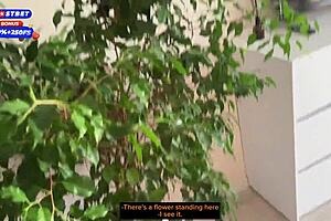 Young busty blonde in leggings gets cock in tight ass?