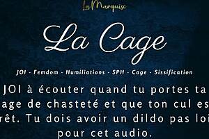 La Cage - Femdom Caged Anal Joi 😈