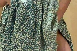 I Got Caught Trying On a Cute Dress Before Buying It