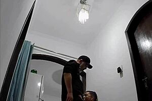 Playing Naked In Front Of The Delivery Guy While My Husband Works