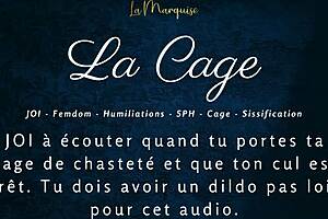 La Cage - Femdom Caged Anal Joi 😈