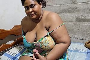 Curvy Latina Futanari Gains Huge Cock At Night