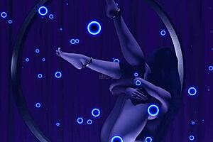 Tharja worships her nude body in cosplay