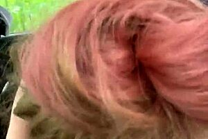 Streetwalker with glasses deepthroats cock then sucks every cum drop after mouth cum