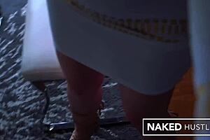 Horny Cheating Milf Wife With Huge Titties Fucks Door-To-Door Salesman