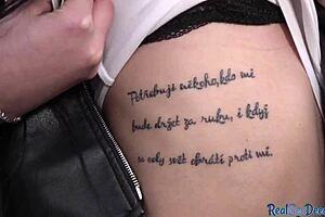 tricked amateur gets throatfucked outdoor by shady agent in pov