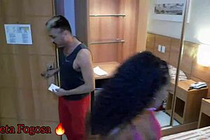 Carioca Preta Com Playboy Kadu Ventri - Completo No Red