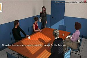 A Wife And Stepmother Play Game