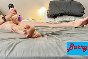 switching between jacking off and using vibrating sucking blowjob toy