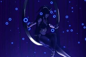 Tharja worships her nude body in cosplay