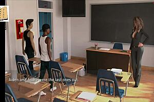 A Wife And Stepmother Play Game