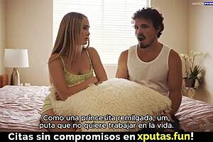 Hot Blonde Stepsister Wants To Fuck - Spanish Sub