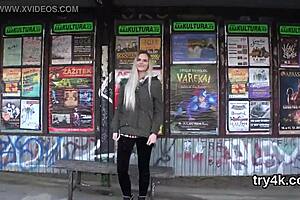 Natural teen offers blowjob in POV, then enjoys pussy reaming