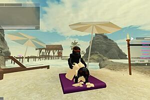 new zealand whore gets bent over for anal and riding monster cock