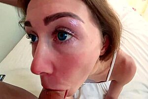 Hard fucking in all holes, cum on tits and abs POV.