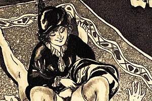 vintage erotic art tells a retro story