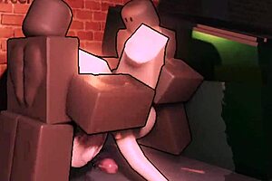 bratty white femboy alley gangbang two huge bbc wreck his hole