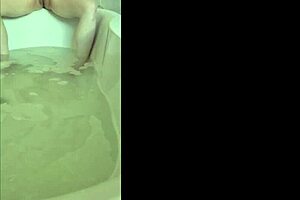 Solo Bath Horny Orgasm!