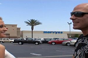 busty milf picked up a stranger at the mall and fucked him hard