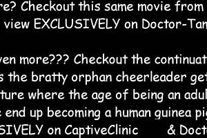 Bratty Cheerleader Jasmine Rose Spreads Gaping Pussy in Hospital Skirt