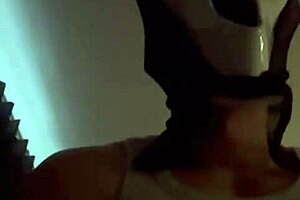 Quick bedroom fuck before halloween party with cute asian teen