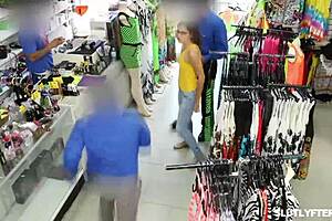 Shoplifters alex harper and madison use their wit and sex appeal to get off the hook from officer dorian