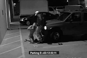 Slut Seduces Guard with Secret Blowjob Escape