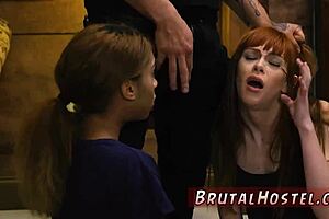 teen bound in extreme hardcore domination session